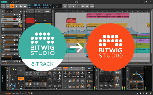 bitwig studio 8 track